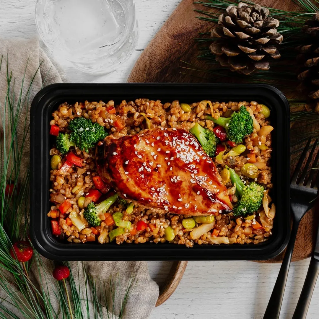 fit-flavors chicken fried rice