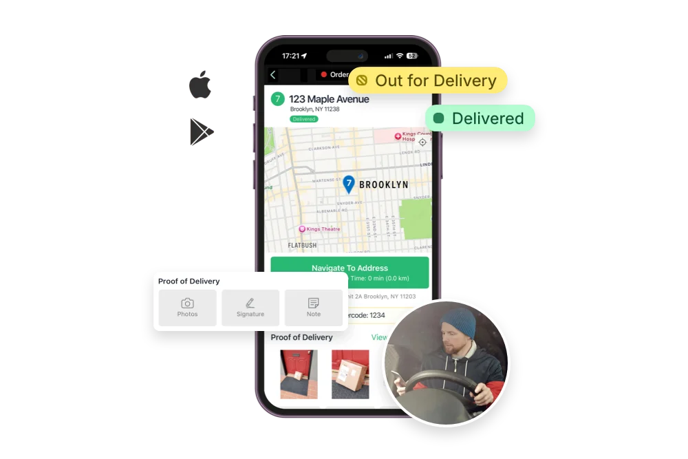 Delivery Driver Mobile App